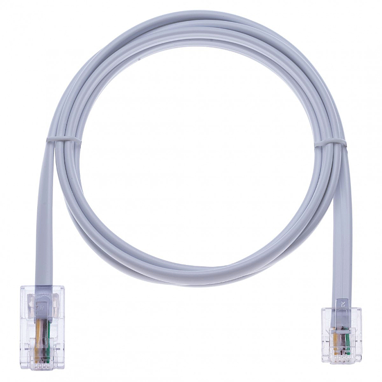 6P4C TO 8P8C Phone Cable_1 Network to Phone Cable|Chung Yi Enterprise Crop.