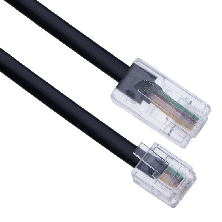6P4C TO 8P8C Phone Cable_4 Network to Phone Cable|Chung Yi Enterprise Crop.